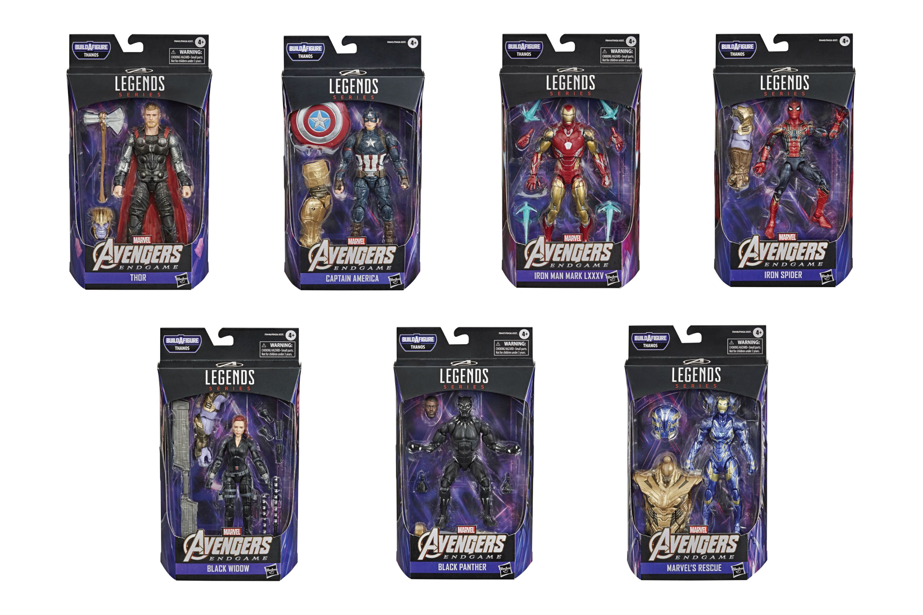 Hasbro Marvel Legends Series Avengers : Endgame Best of Wave 2020 (Thanos BAF) 6-inch Figure ฮาสโบร มาร์เวล เลเจนด์ ซีรี่ย์ส อเวนเจอร์ส ครบเซ็ต7ตัว พร้อมBAF ธานอส 6 นิ้ว ลิขสิทธิ์แท้