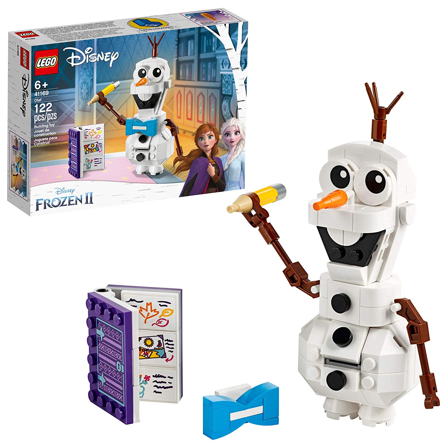 ตัวต่อเสริมทักษะ LEGO Disney Frozen 2 - Olaf Snowman รุ่น 41169