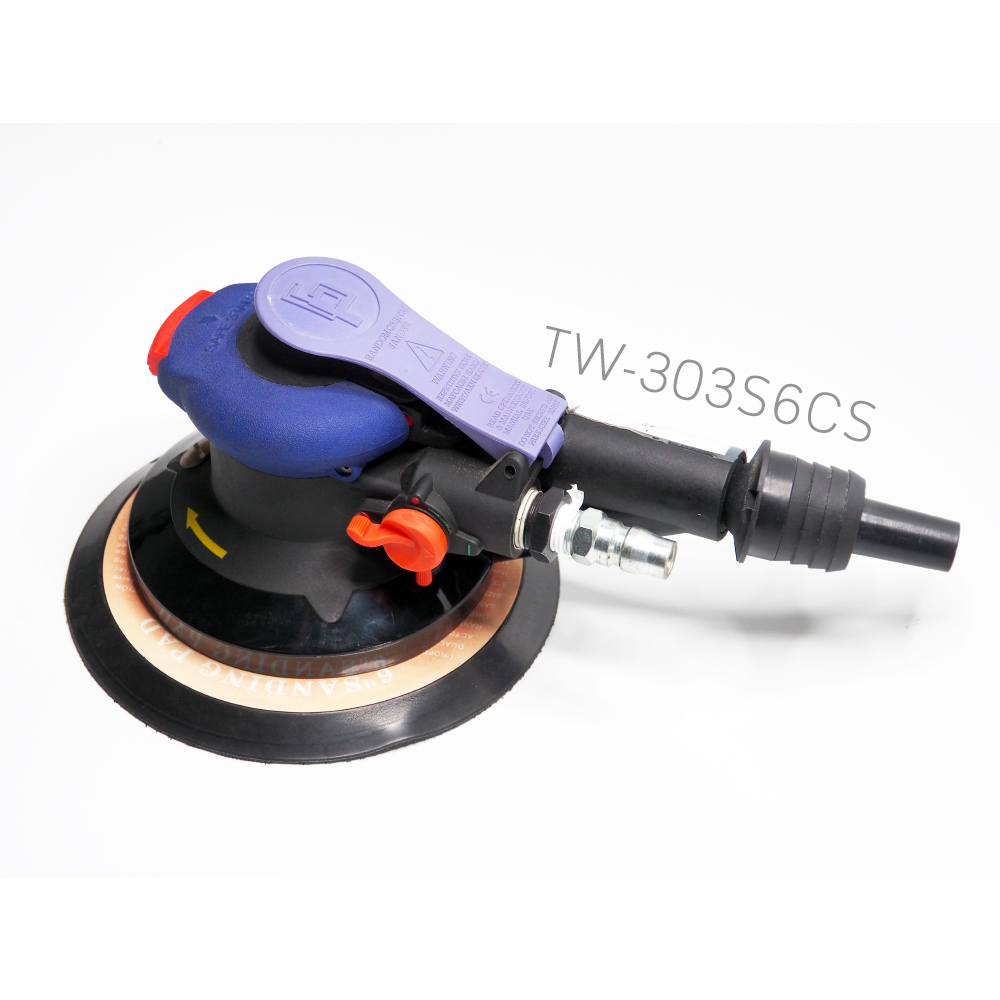 เครื่องขัดกระดาษทรายกลมขนาด 6 นิ้ว แบบดูดฝุ่น / TW-303S6CS