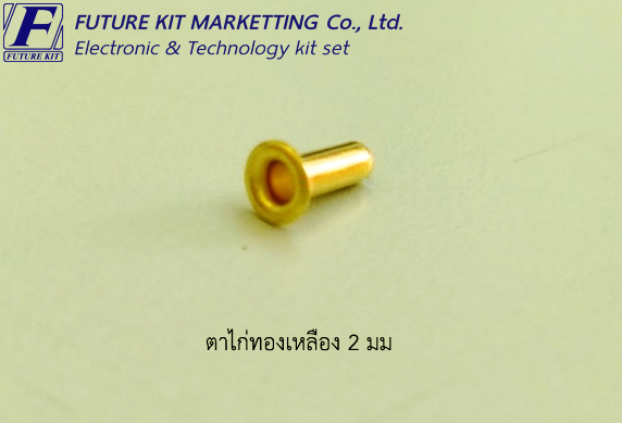 FuturePack FP7015 ตาไก่ทองเหลือง 2mm.