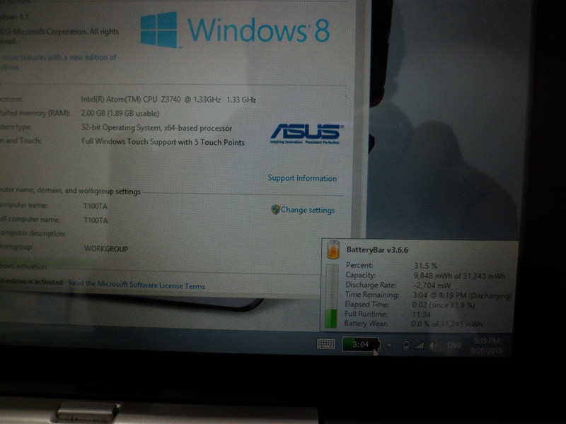 Asus Transformer Book T100-DK005H