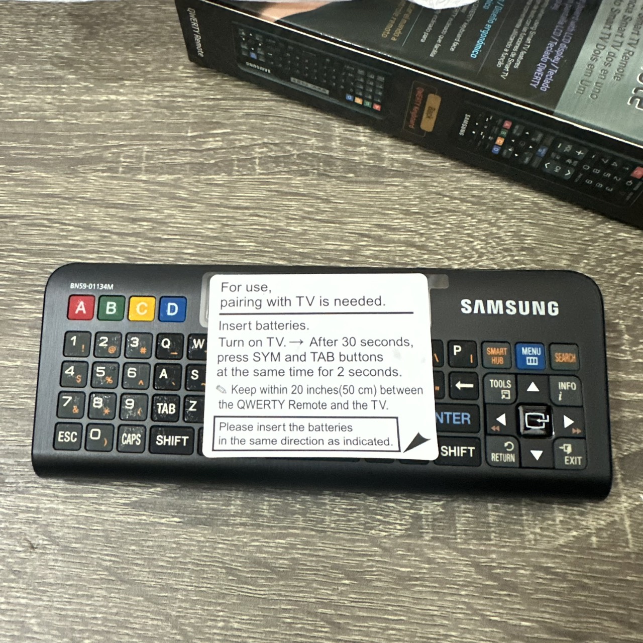 Samsung Qwerty รุ่น RMC-QTD1AP2/XS รีโมท + Keyboard