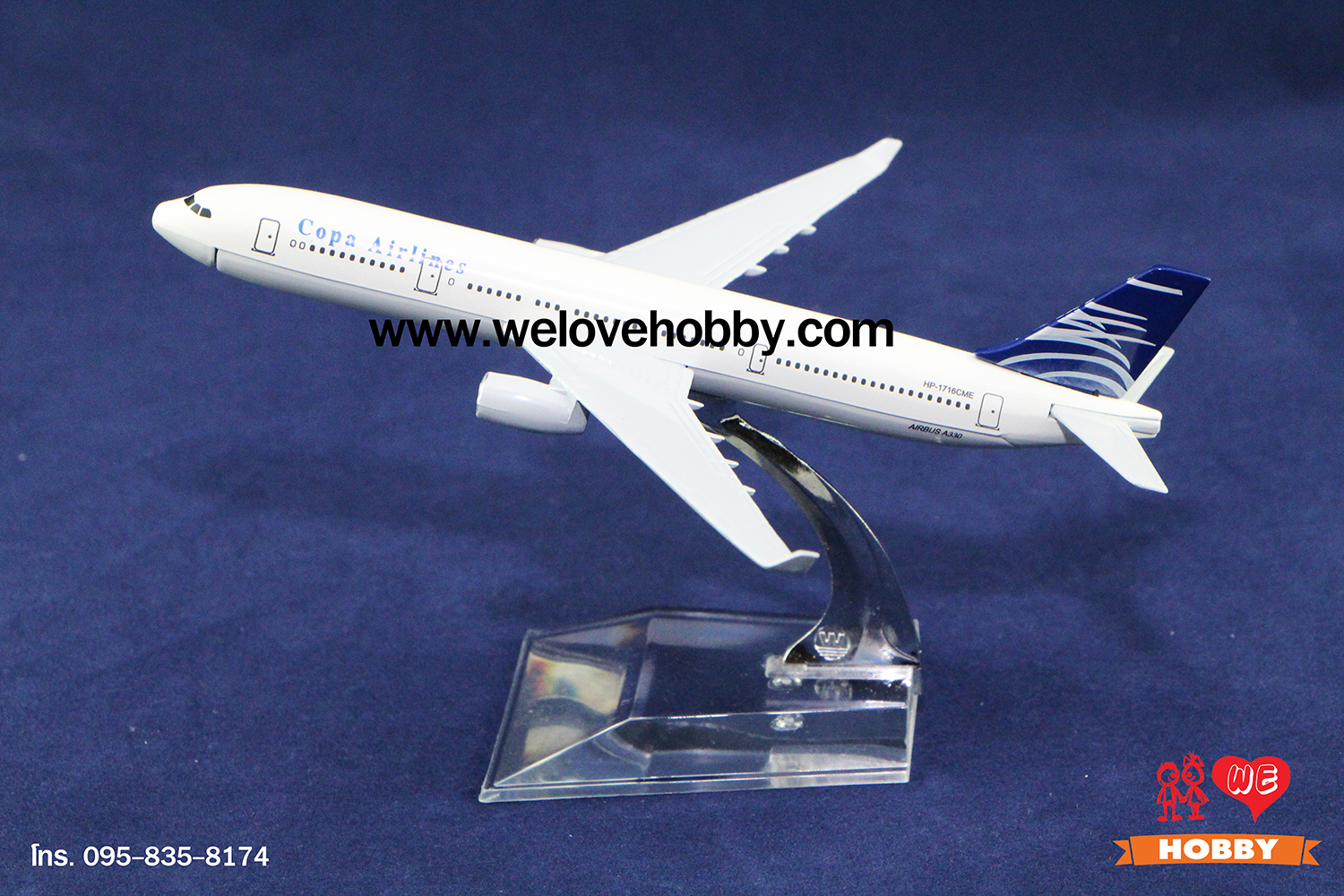 โมเดลเครื่องบิน Copa Airlines (Boeing737 Next Gen) ปานามา