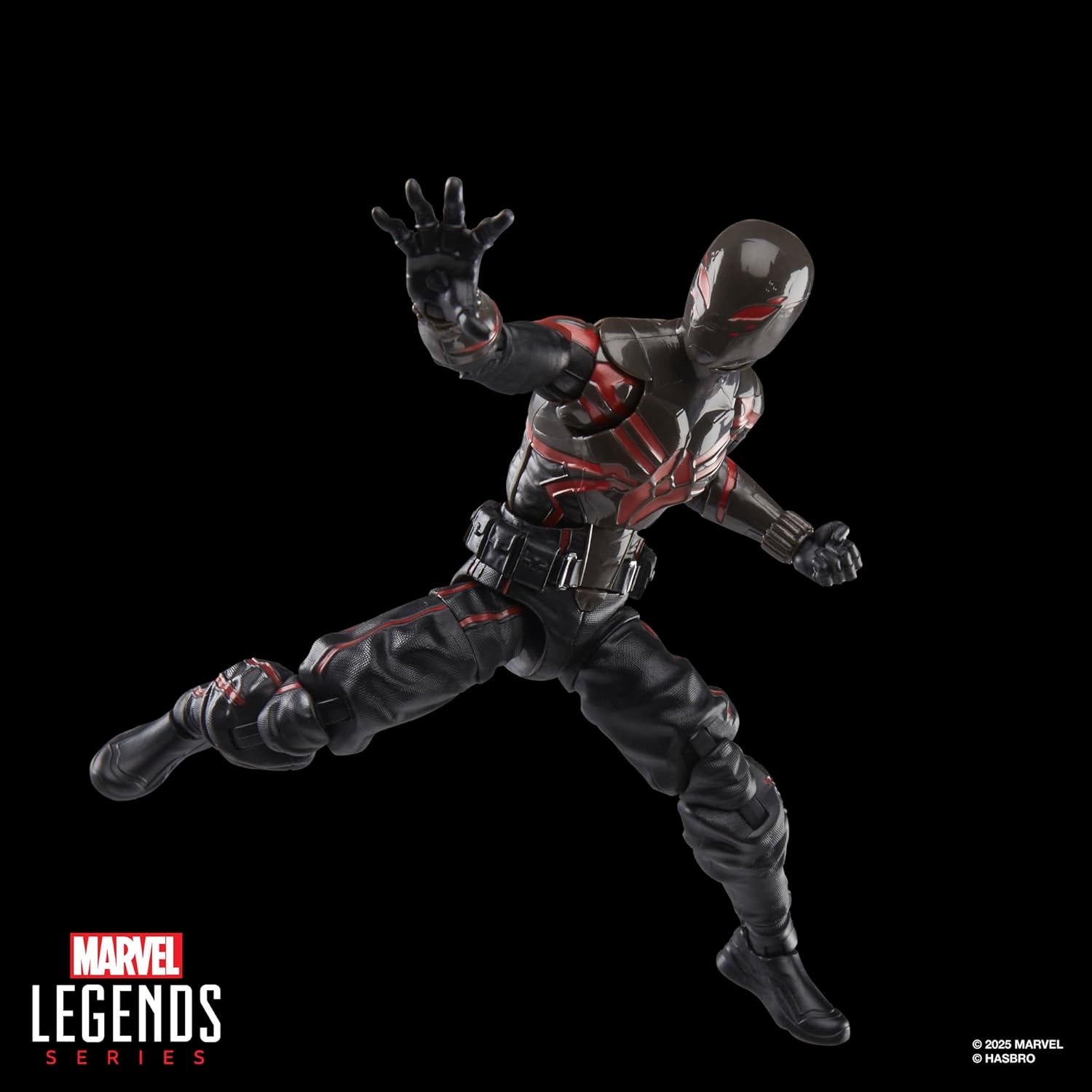 Hasbro Marvel Legends Series Gamerverse Miles Morales Brooklyn 2099 Suit Spider-Man Action Figure ฮาสโบร มาร์เวล เลเจนด์ ซีรี่ย์ส หุ่นโมเดลฟิกเกอร์ เกมเมอร์เวิร์ส ไมล์ โมราเลส บรู๊คลิน 2099 สูท สไปเดอร์-แมน ขนาด 6 นิ้ว ลิขสิทธิ์แท้