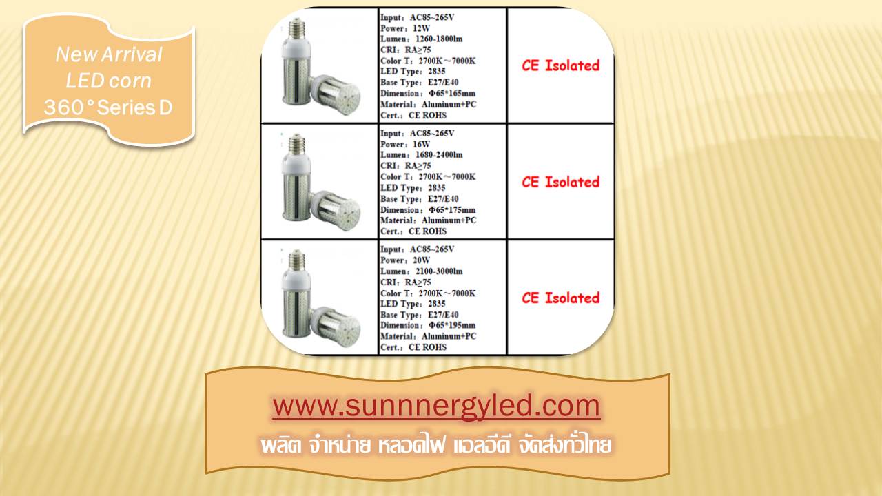 LED corn light STC-QF-CLD16W