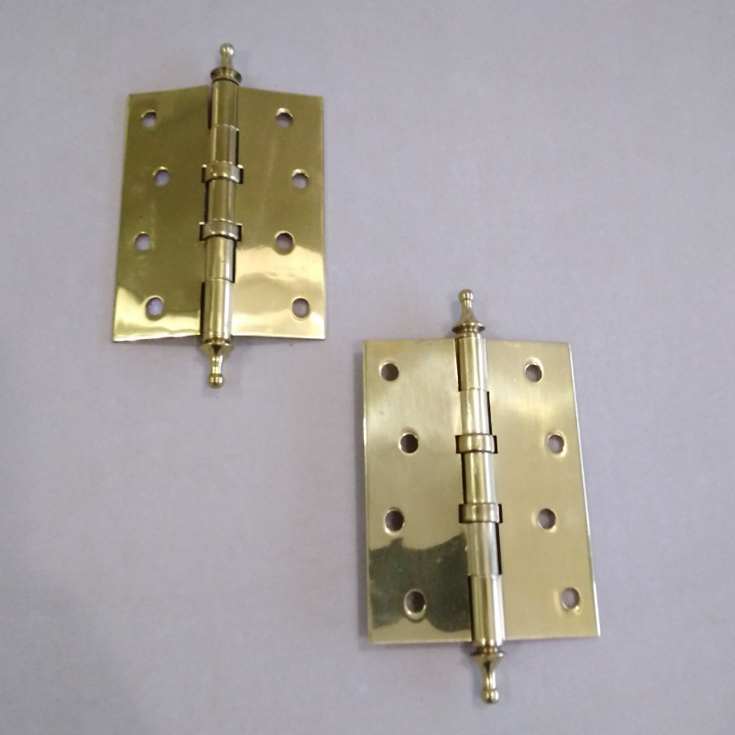 บานพับแหวนลูกปืน 4x3 นิ้ว ทองเหลือง