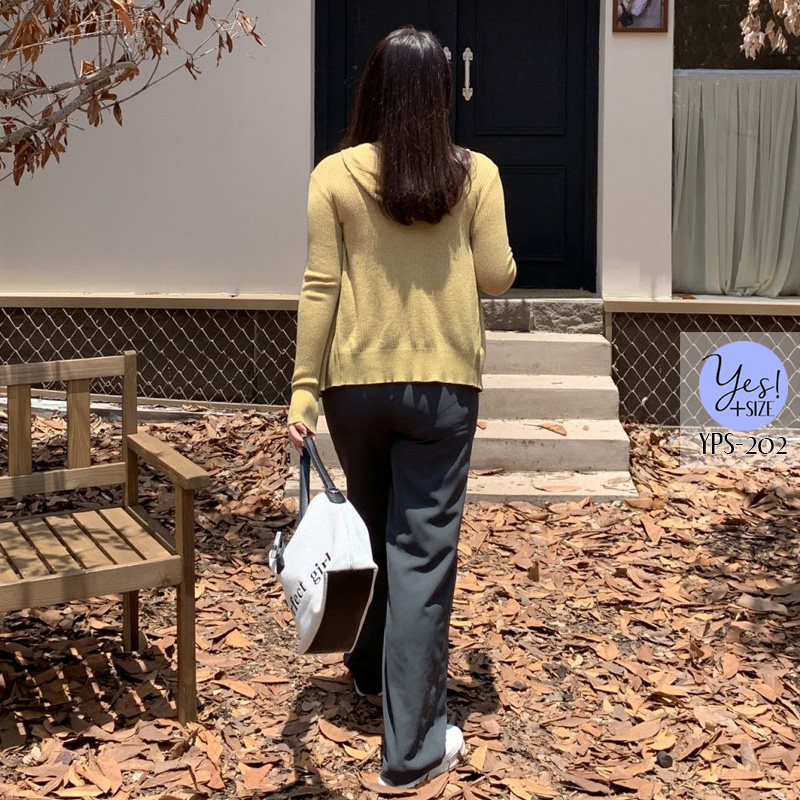 เสื้อคลุมคาดิแกนสาวอวบ อก 36-50+นิ้ว คาดิแกนไหมพรมบาง+ฮู้ด ซิป2ตัว ยืดดีมาก สีเหลือง/ดำ/ขาว YPS-202