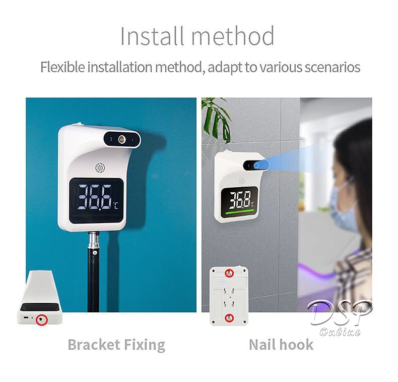 ขายถูก IF-K9Pro เครื่องวัดอุณหภูมิร่างกาย สำหรับใช้ในที่ร่มและกลางแจ้ง มีอย. Indoor/ Outdoor Automatic body temperature detector