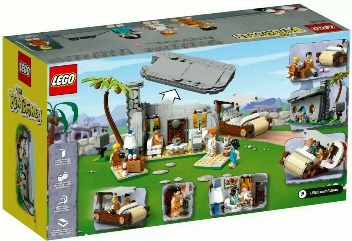 LEGO Ideas ตัวต่อเสริมทักษะ ชุด มนุษย์หินฟลิ้นท์สโตนส์ The Flintstones รุ่น 21316