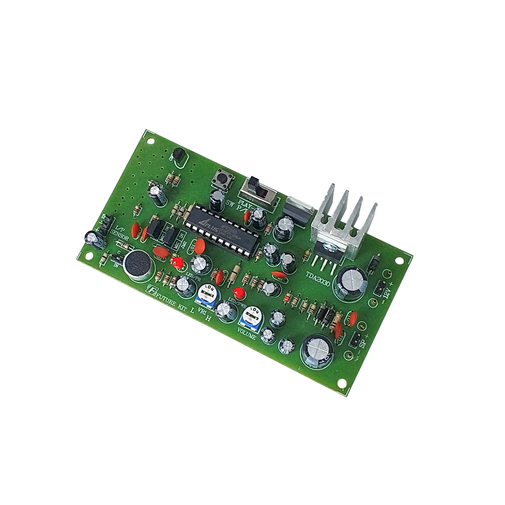 FutureKit FK955 บันทึกเสียงสำหรับตู้บริจาค 80 วินาที พร้อมชุดเซ็นเซอร์ และขยายเสียง 8 วัตต์