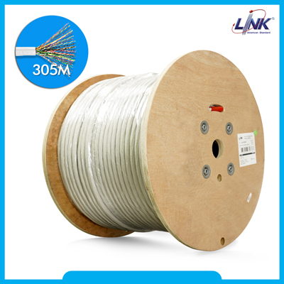 ขายถูก Link CAT 5E UTP 25 Pairs Power Sum CABLE (US-9055E)