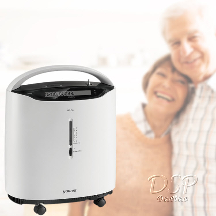 ขายถูก เครื่องผลิตออกซิเจน Yuwell รุ่น 8F-5AW ขนาด 5 ลิตร Oxygen Concentrator สินค้ามี อ.ย. ของแท้ประกันศูนย์ไทย1ปี