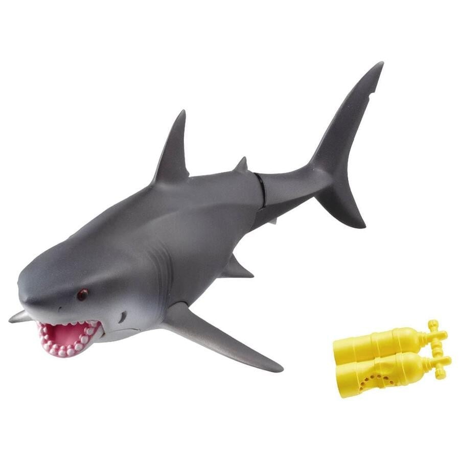 Takara Tomy - Ania AS-07 โมเดลฉลามขาว พร้อมถังออกซิเจน Great White Shark (Floatable Ver.)
