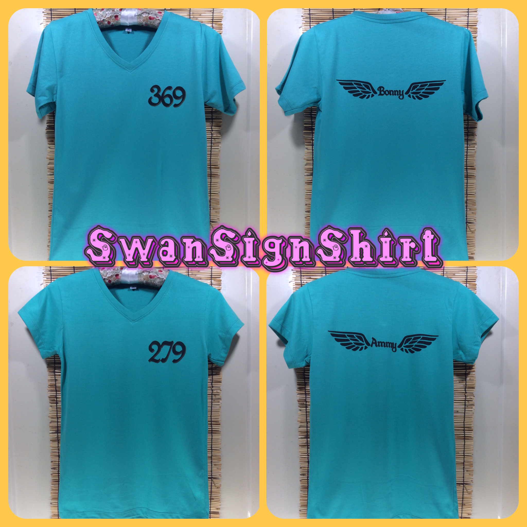 เสื้อยืด เสื้อคู่ สกรีนลาย ตามชอบ