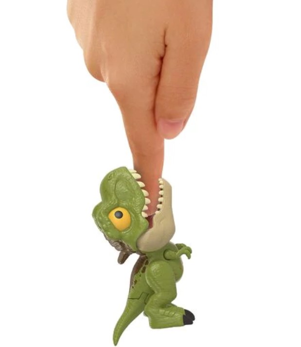 Mattel Jurassic World Snap Squad Attitudes Tyrannosaurus Rex (HCM17) แมทเทล จูราสสิค เวิลด์ ของเล่นแอ็กชั่นฟิกเกอร์ไดโนเสาร์ ไทแรนโนซอรัส เร็กซ์ (ที. เร็กซ์) สีเขียว