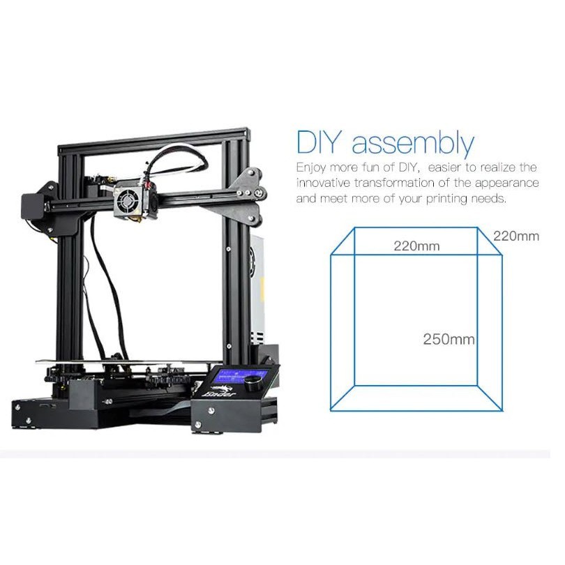 ขายถูก CREALITY 📍 Ender-3 Pro , 3D Printer 📍 เครื่องพิมพ์ 3 มิติ ประกันศูนย์ไทย