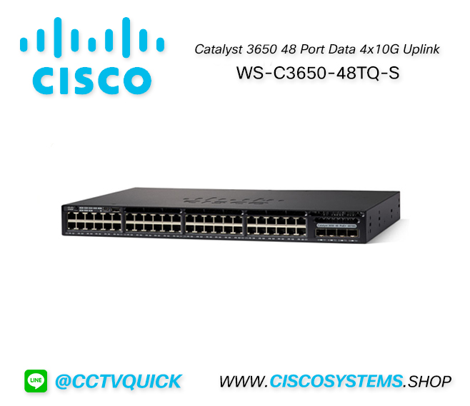 EOL WS-C3650-48TQ-S (Cisco Catalyst 3650 48 Port Data 4x10G Uplink IP Base) ** C9300L-48T-4X-A