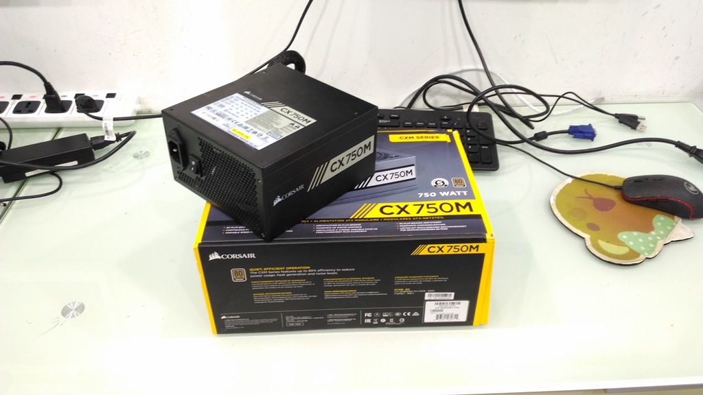 CORSAIR CX750M 750w (80+ bronze) ประกัน 4ปีครึ่ง