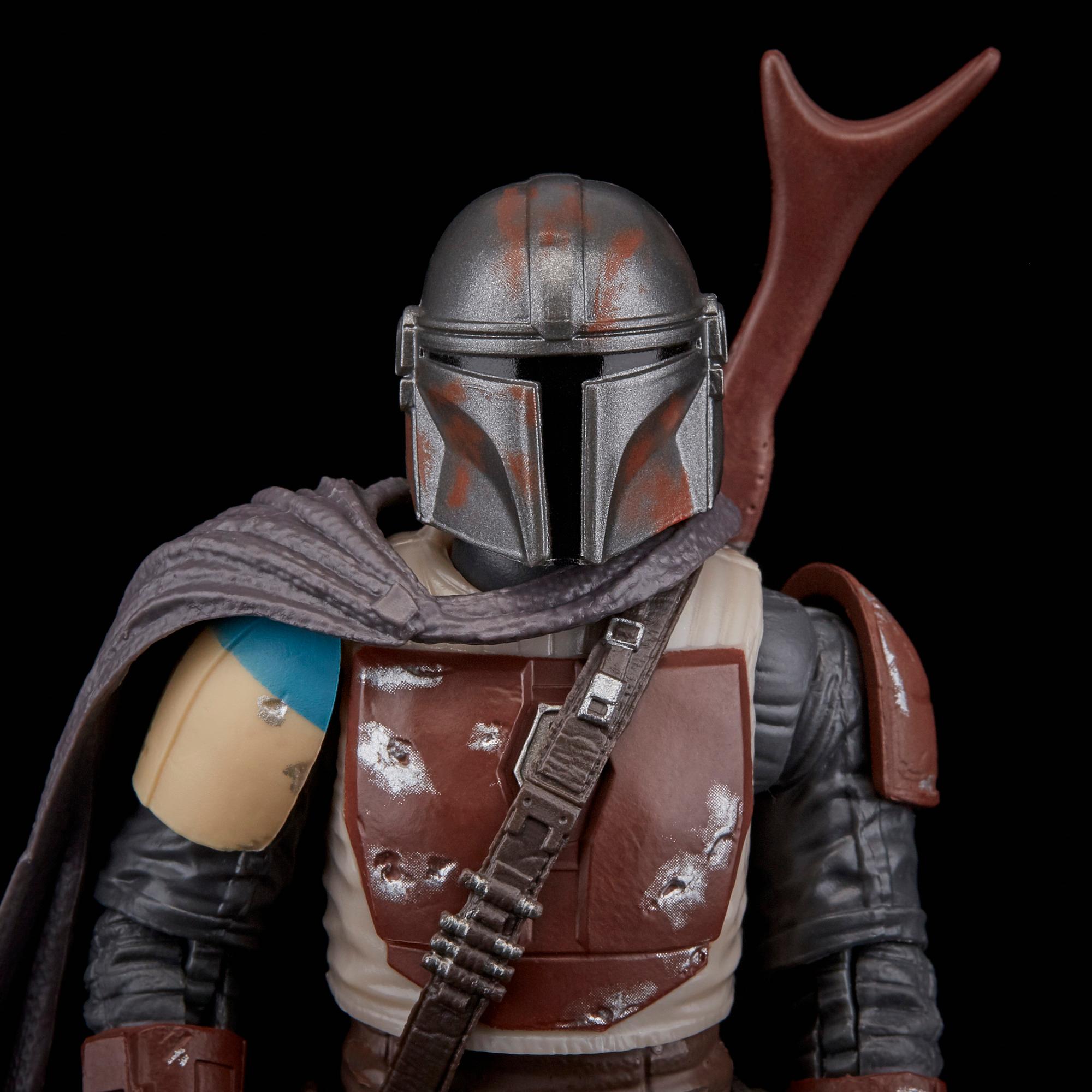 Hasbro Star Wars The Black Series The Mandalorian 6-inch-scale Figure ฮาสโบร สตาร์ วอร์ส เดอะ แบล็ค ซีรีส์ หุ่นโมเดลฟิกเกอร์ เดอะ แมนดาโรเลี่ยน ขนาด 6 นิ้ว ลิขสิทธิ์แท้