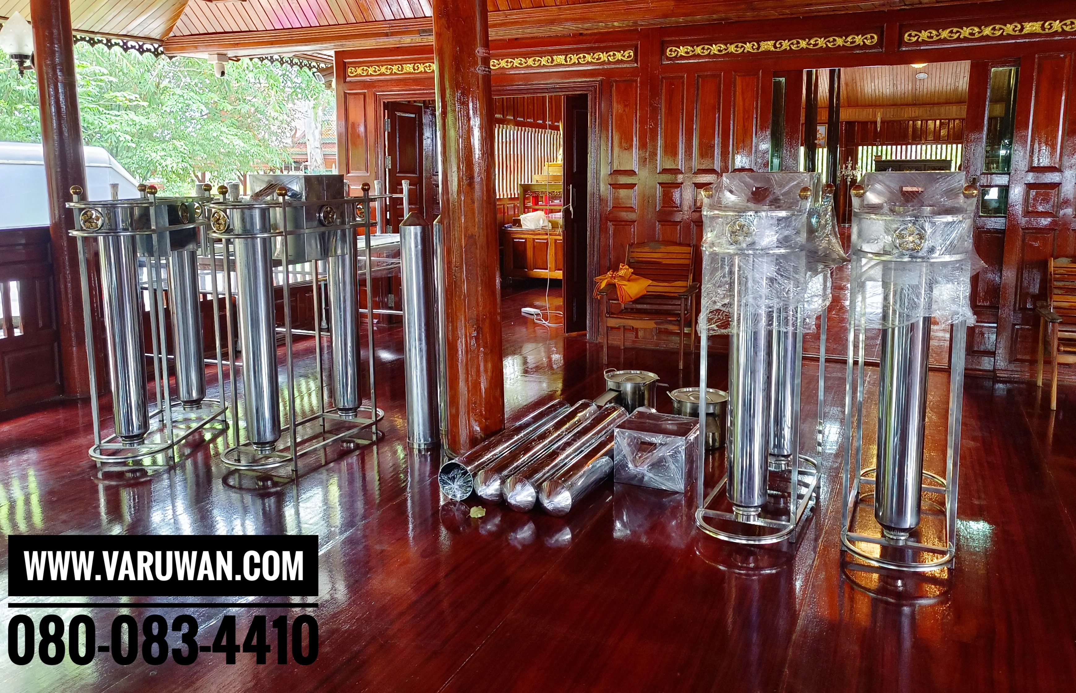 เครื่องหล่อเทียนพรรษาสแตนเลส แบบคู่