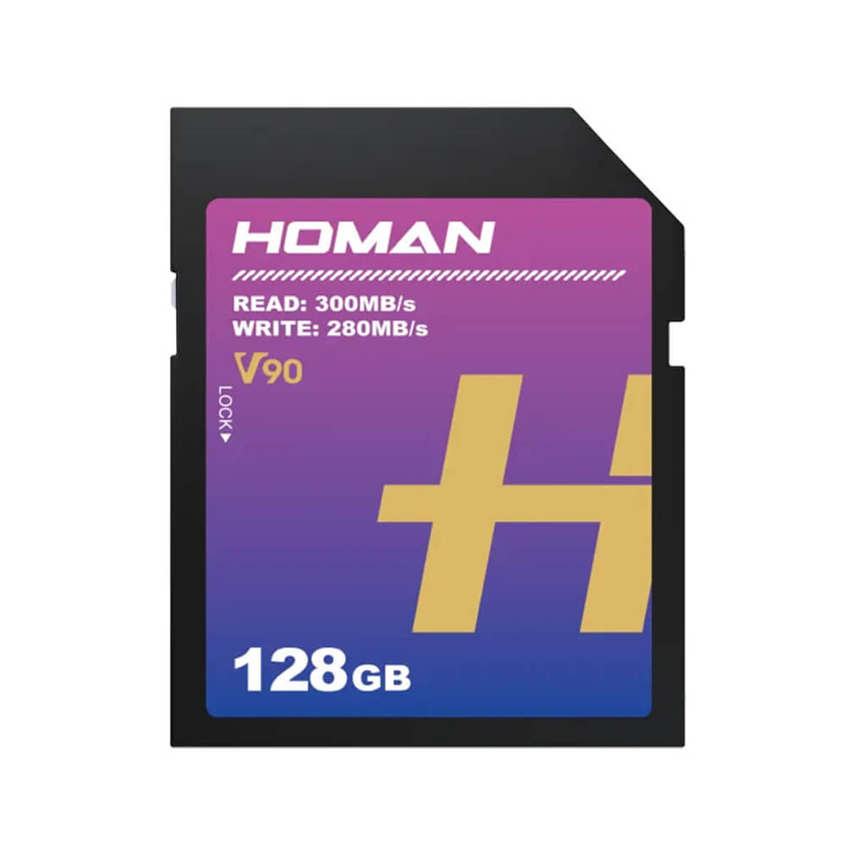 การ์ดความจำ Homan UHS-II SD Card (V90) 128GB