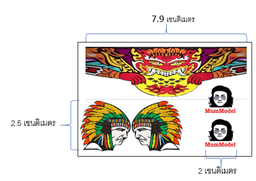หม่ำโมเดล สติ๊กเกอร์แต่งโมเดลรถบรรทุก ได้ 1แผ่น สติ๊กเกอร์หม่ำโมเดล ราหูและอินเดียนแดง 1/24 STK RH+ID sticker for truck model toy