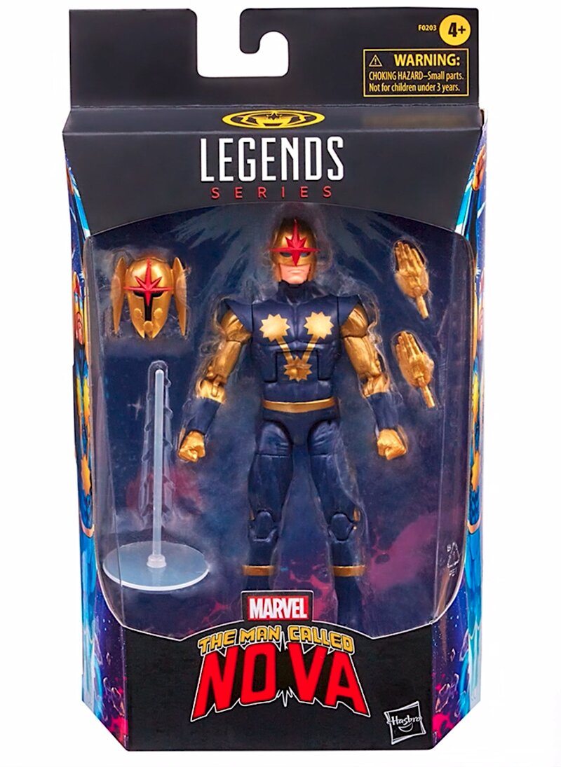 Hasbro Marvel Legends Series NOVA 6-Inch Action Figure ฮาสโบร มาร์เวล เลเจนด์ หุ่นโมเดลฟิกเกอร์ โนวา ขนาด 6 นิ้ว ลิขสิทธิ์แท้