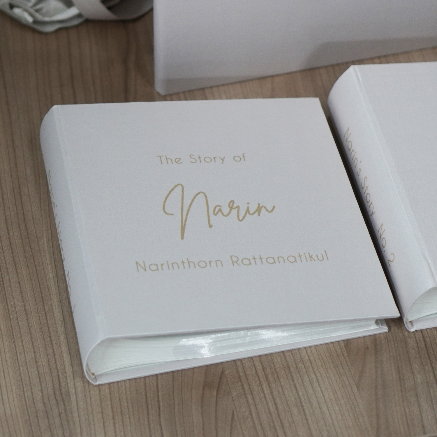 อัลบั้มสั่งทำใส่ชื่อ ลาย Minimal - Beige