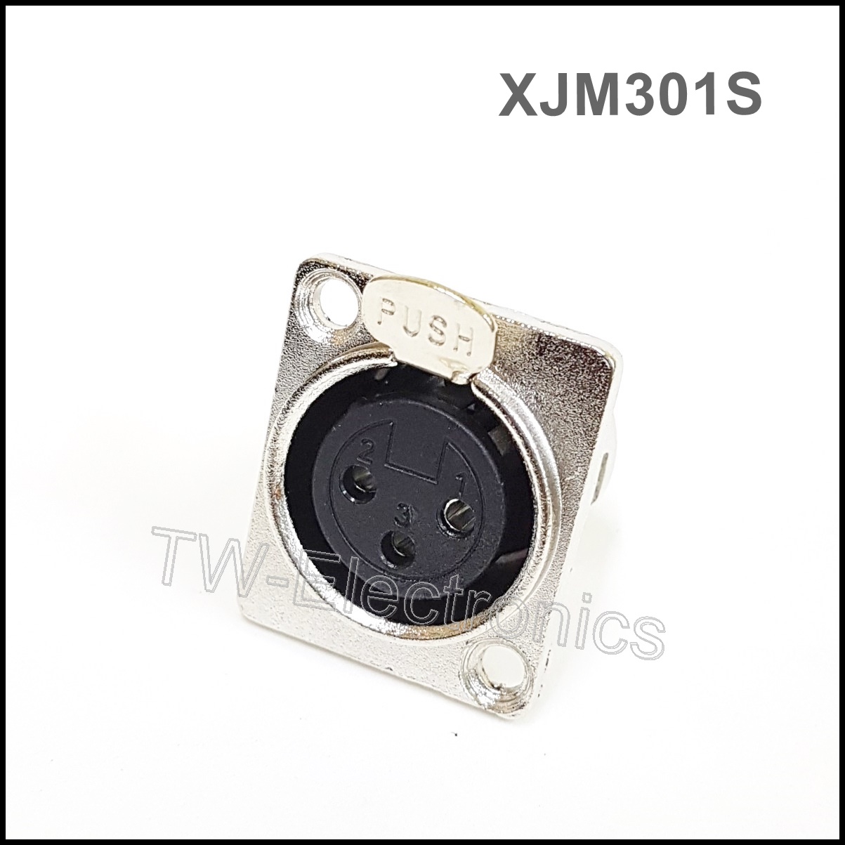 XLR 3P ตัวเมีย ติดแท่น / XJM301S