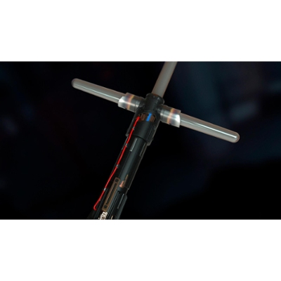 ดาบไลท์เซเบอร์ Hasbro สตาร์ วอร์ ไคโร เรน Star Wars The Black Series Supreme Leader Kylo Ren Force FX Elite Lightsaber with Advanced LED, Sound Effects มีเสียง มีไฟ สีแดง ลิขสิทธิ์แท้