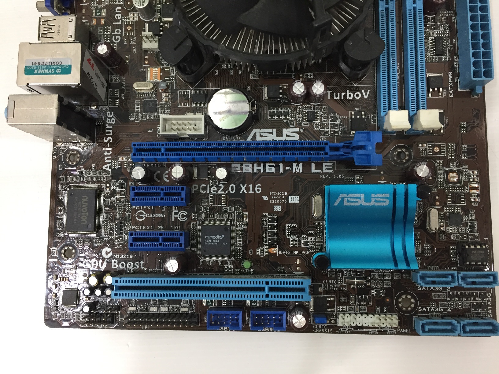 i3-2100 + ASUS P8H61-M LE
