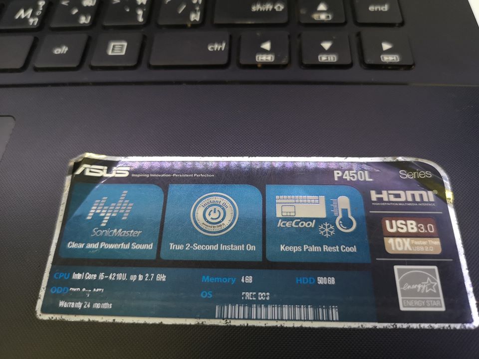 ASUS P450LDV ทัชแพดเสีย