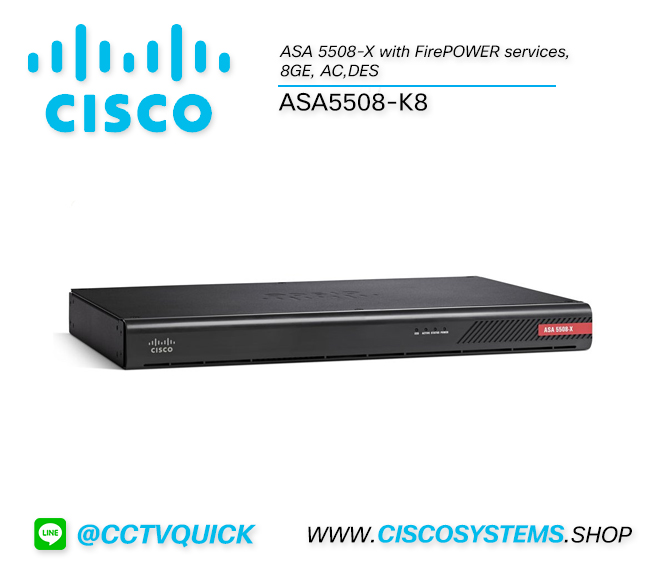 EOL ASA5508-K8 (ASA 5508-X with FirePOWER services, 8GE, AC,DES)