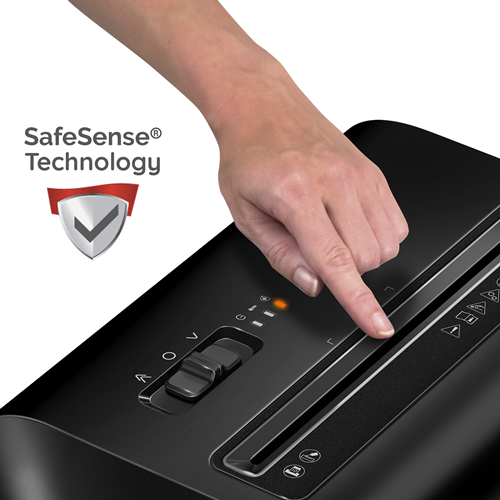 ขายถูก เครื่องทำลายเอกสาร Fellowes รุ่น LX65 ตัดครั้งละ 10 แผ่น/ครั้ง ( A4/70) 4x40 Cross Cut