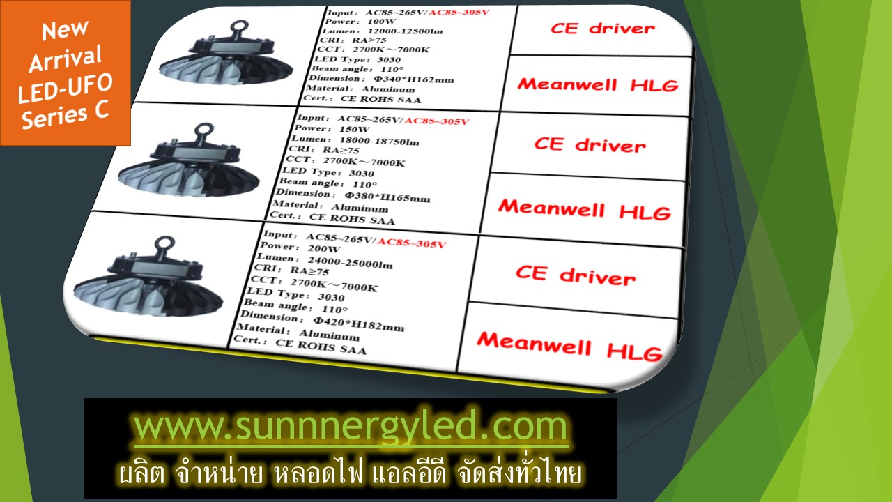 LED UFO STC-QF-UFOC200W