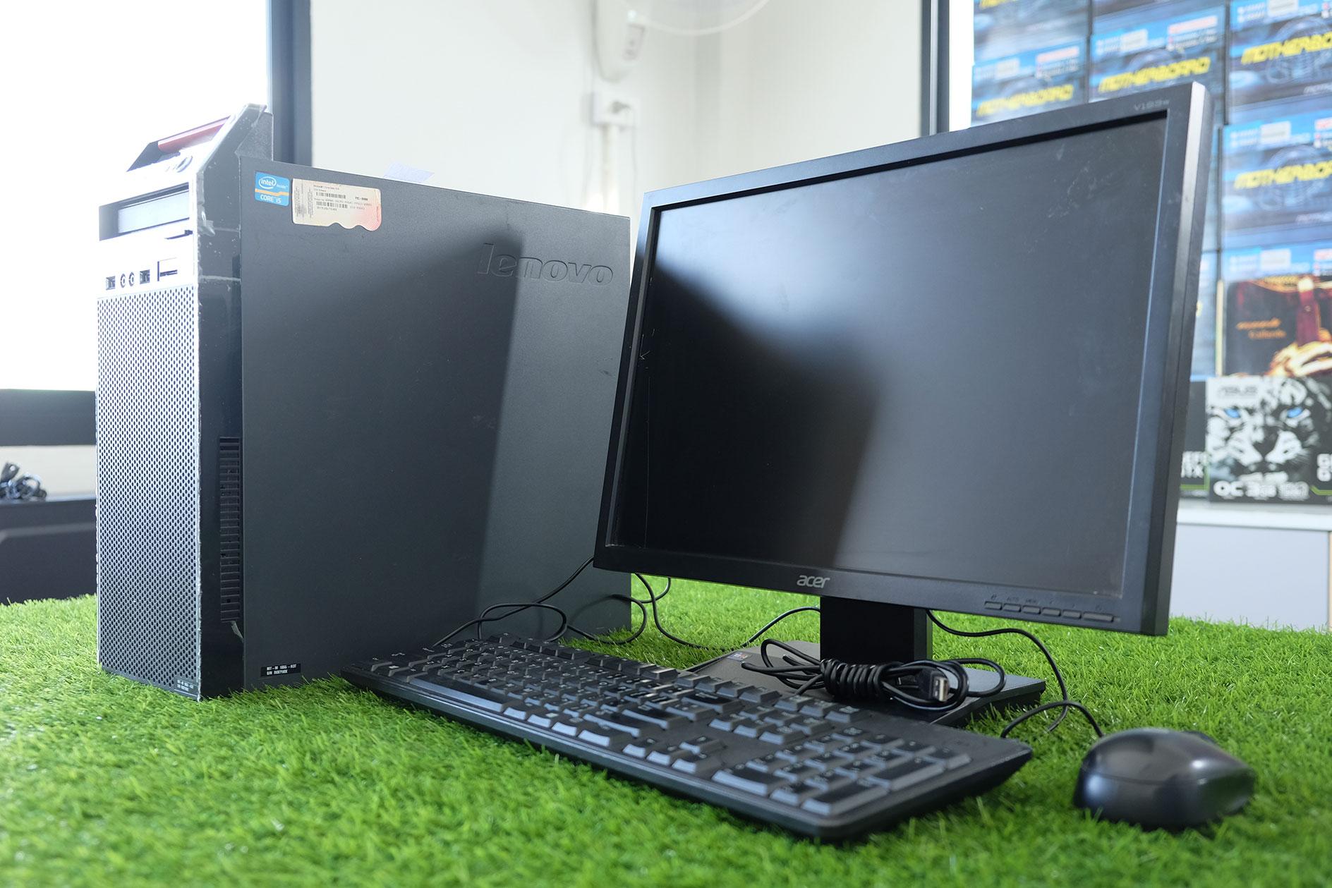 Lenovo ThinkCentre Edge 91 set Moniter i7-2600 Ram 16 GB HDD 1 TB พร้อมใช้งานมีจอให้ด้วย