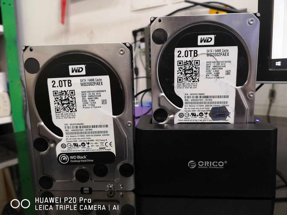 2TB. WD Black WD2002FAEX 3.5" PC มือสอง สภาพดี