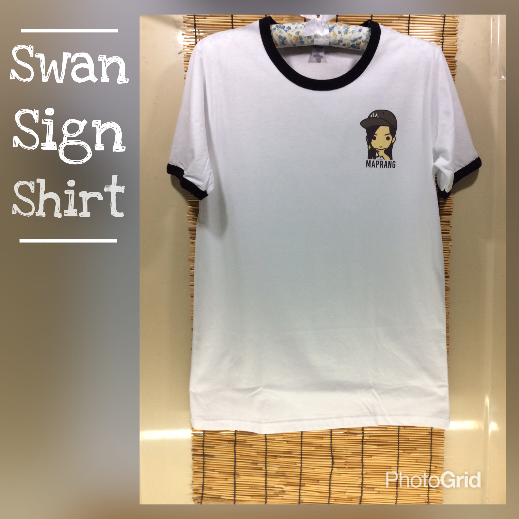 เสื้อกุ๊นคอ สกรีนลาย