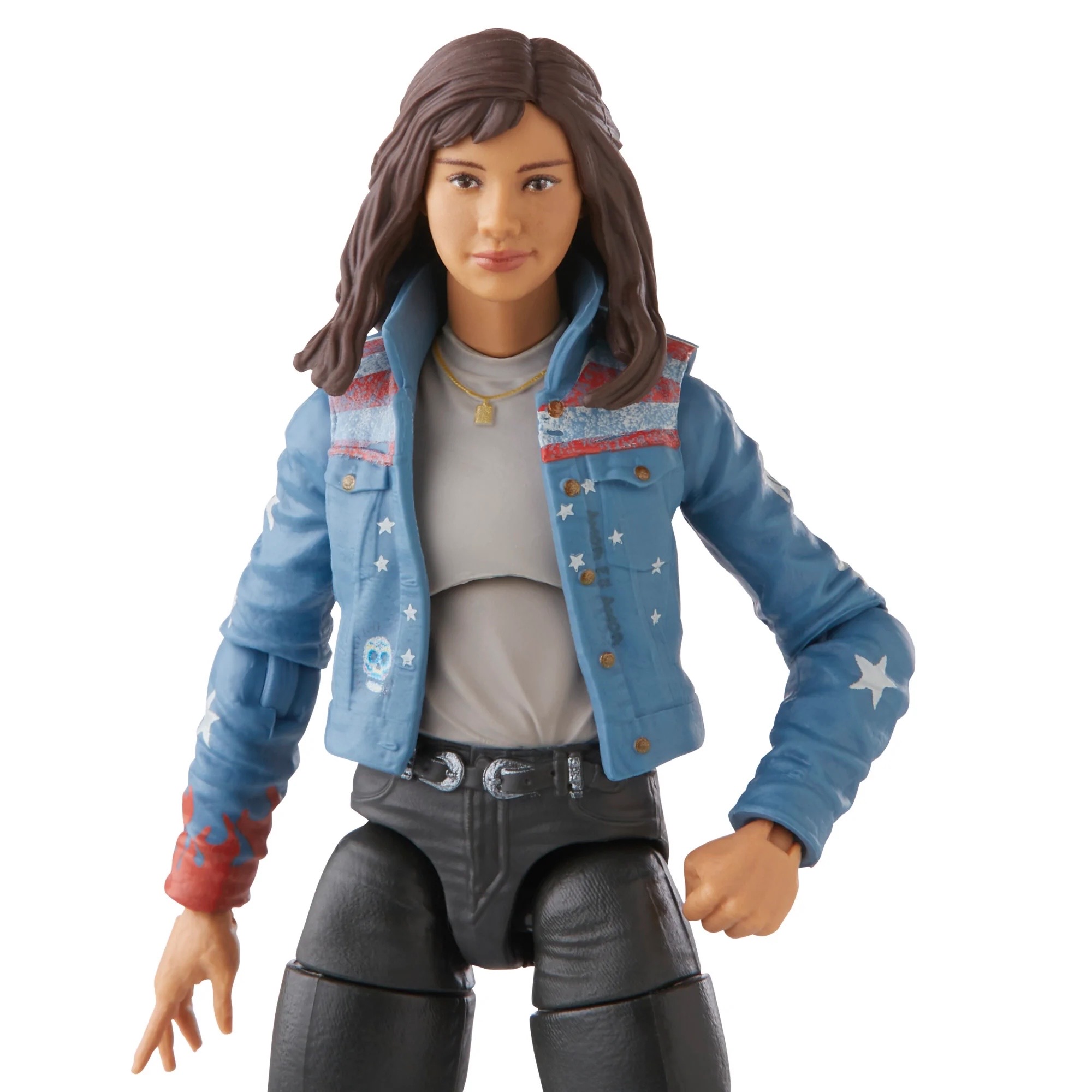 Hasbro Marvel Legends Series Doctor Strange In The Multiverse of Madness America Chavez 6-inch Figure ฮาสโบร มาร์เวล เลเจนด์ ซีรี่ย์ส หุ่นโมเดลฟิกเกอร์ ด็อกเตอร์ สเตรนจ์ อิน ดิ มัลติเวิร์ส ออฟ แมดเนส อเมริกา ชาเวซ ขนาด 6 นิ้ว (No BAF) ลิขสิทธิ์แท้