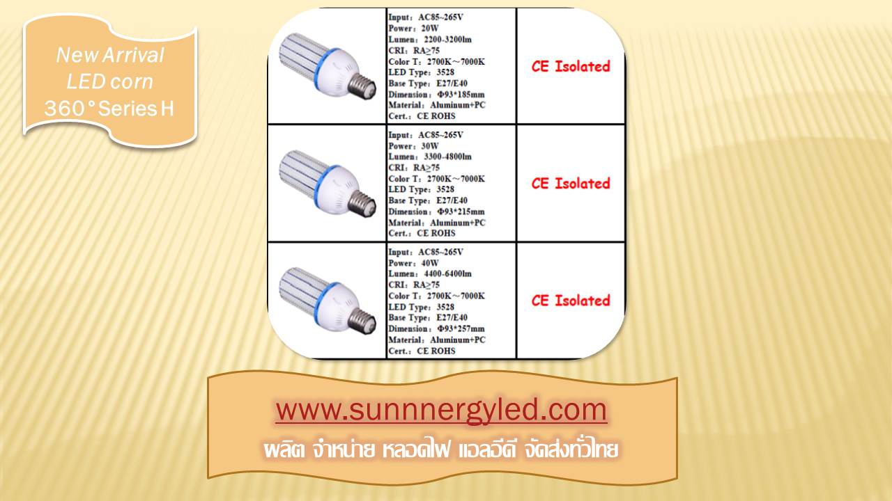 LED corn light STC-QF-CLH30W