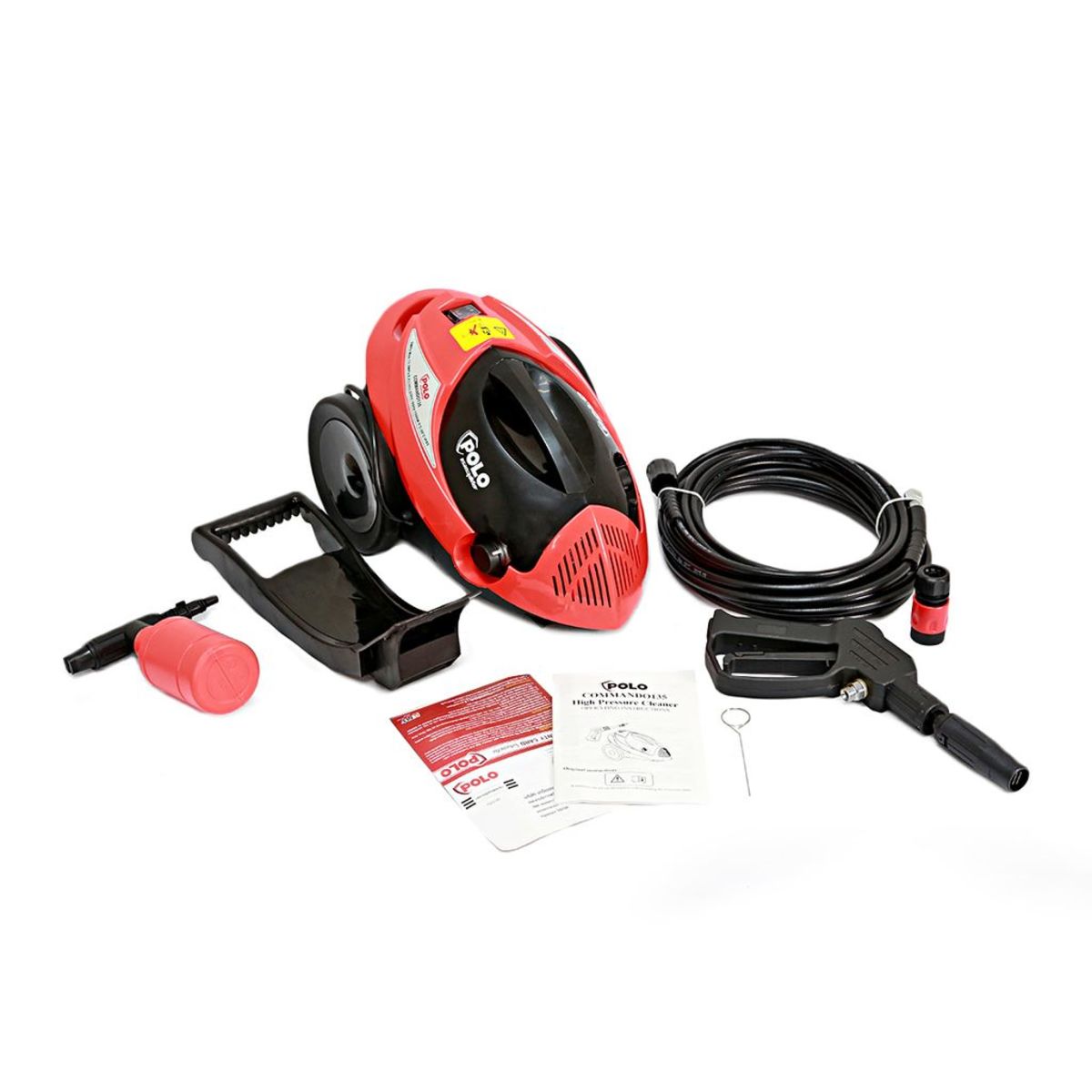 ปั๊มอัดฉีด / ปั๊มฉีดแรงดันสูง POLO รุ่น COMMANDO-135 [135บาร์] 220V 1500W 384ลิตร/ชั่วโมง