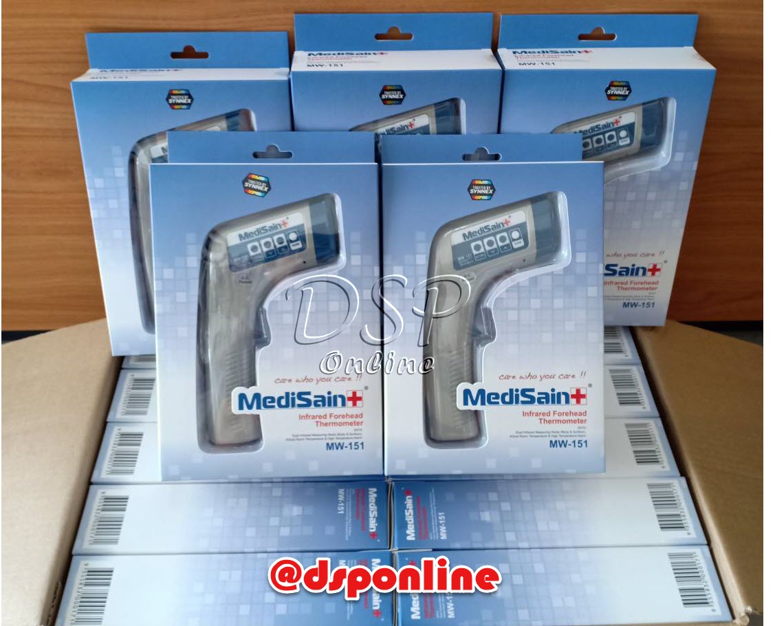 ขายถูก Medisaint MW-151 Infrared Forehead Thermometer ( เครื่องวัดไข้วัดอุณหภูมิหน้าผาก แบบไม่สัมผัส ) มี อ.ย.