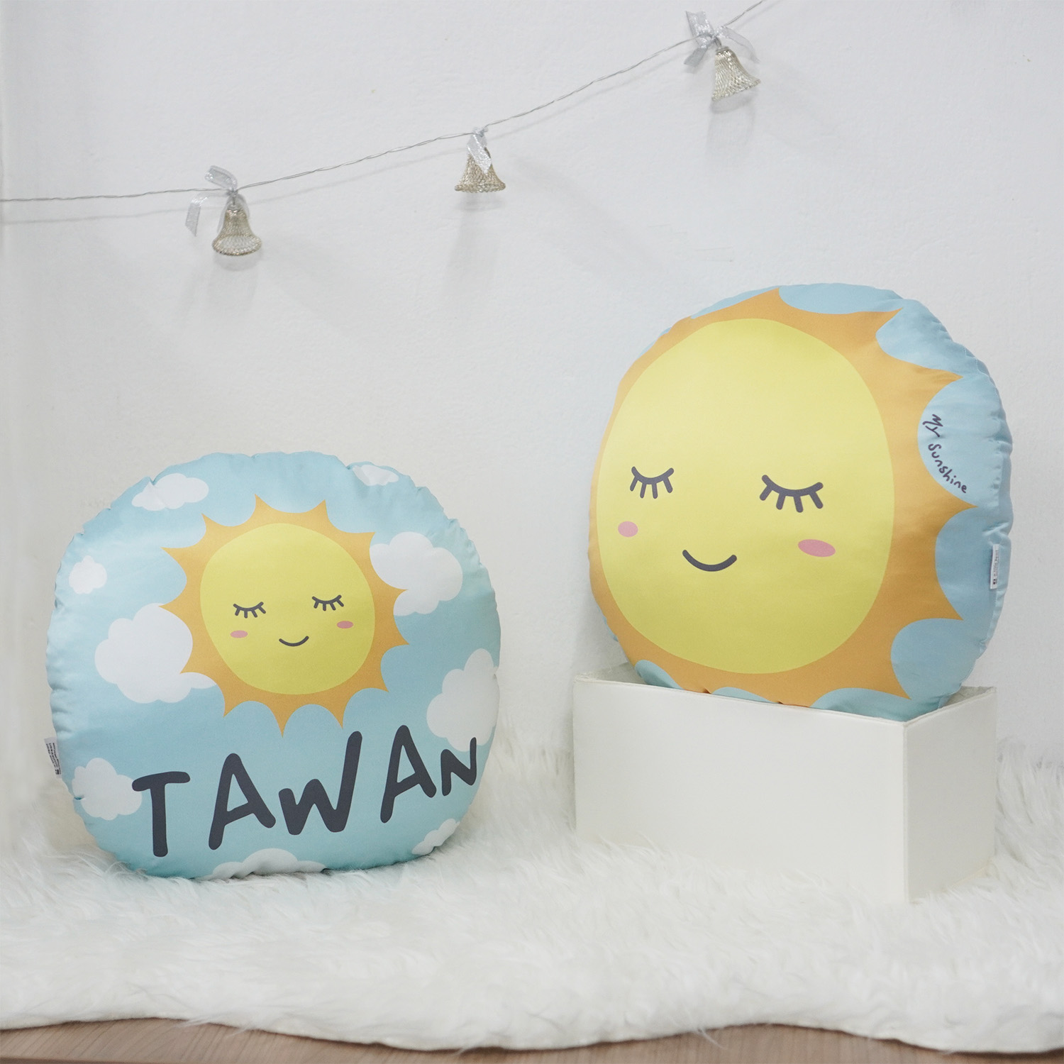 หมอนสั่งทำใส่ชื่อ ลายพระอาทิตย์ - Sun