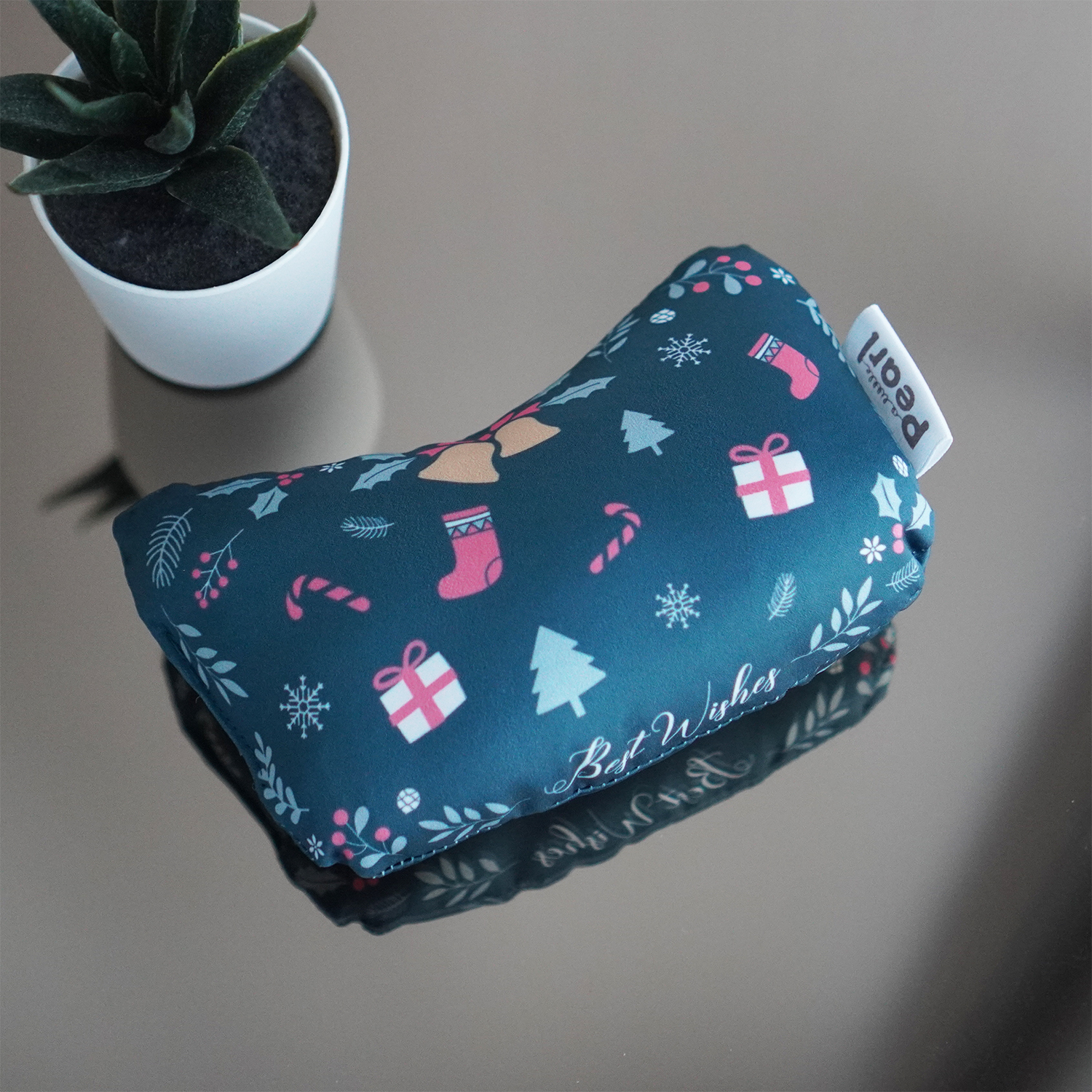หมอนรองข้อมือ ลาย Xmas - Green