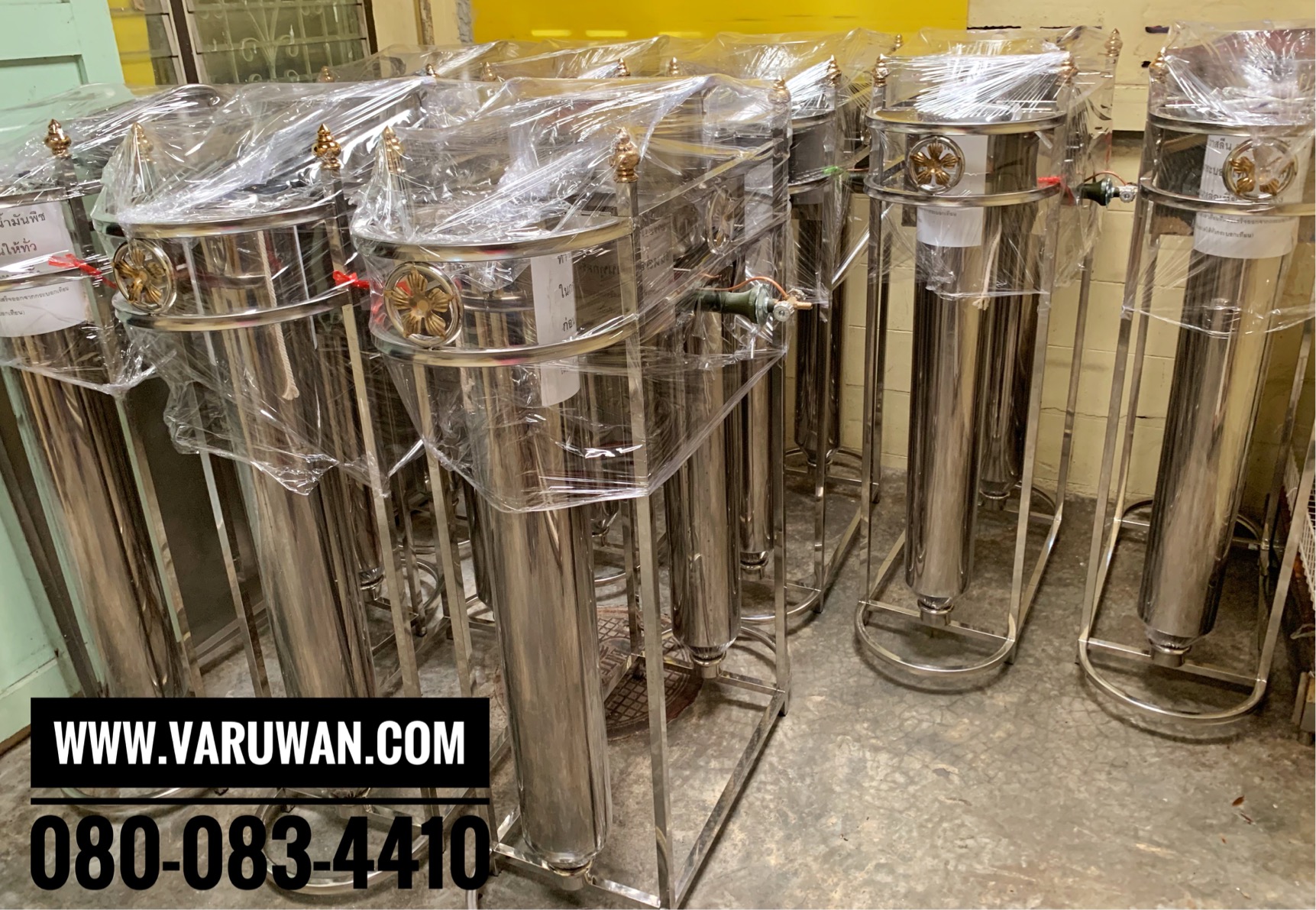 เครื่องหล่อเทียนพรรษาสแตนเลส แบบคู่