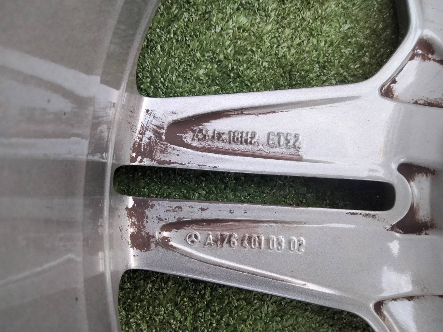 ล้อแท้ AMG ST4 w176 สภาพสวยๆ สีเดิมๆ