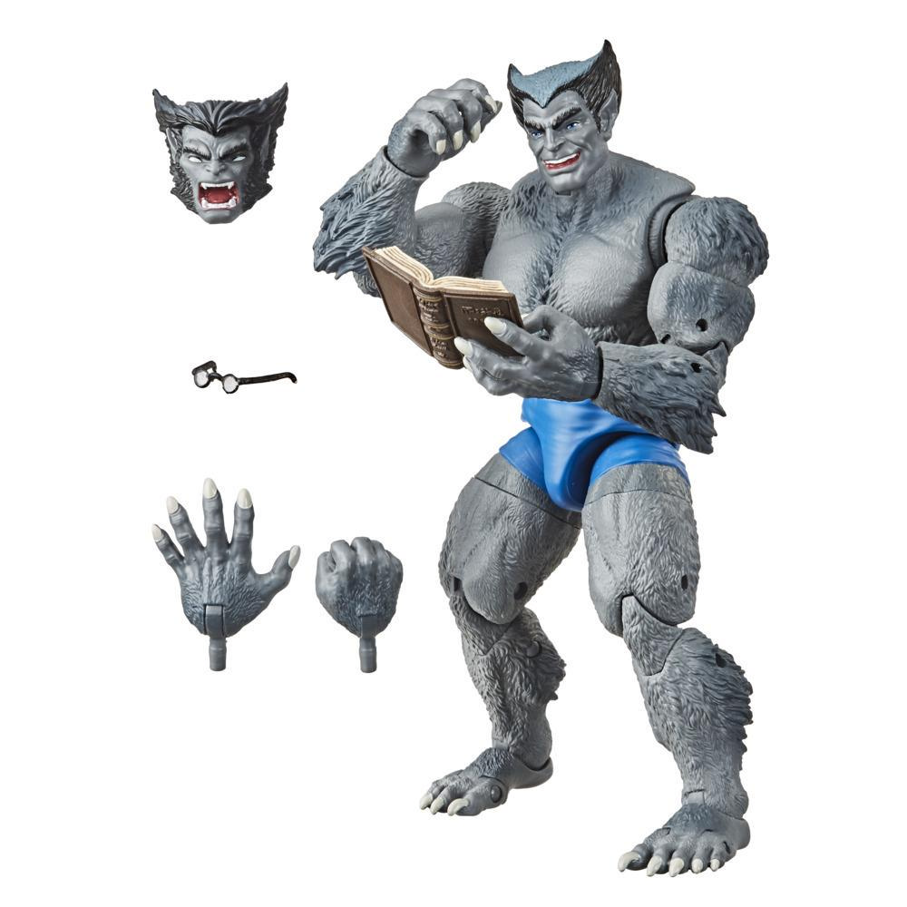 Hasbro Marvel Legends Retro Series Beast 6-inch Figure ฮาสโบร มาร์เวล เลเจนด์ ซีรี่ย์ส อเวนเจอร์ส หุ่นโมเดลฟิกเกอร์ บีสท์ ขนาด 6 นิ้ว ลิขสิทธิ์แท้