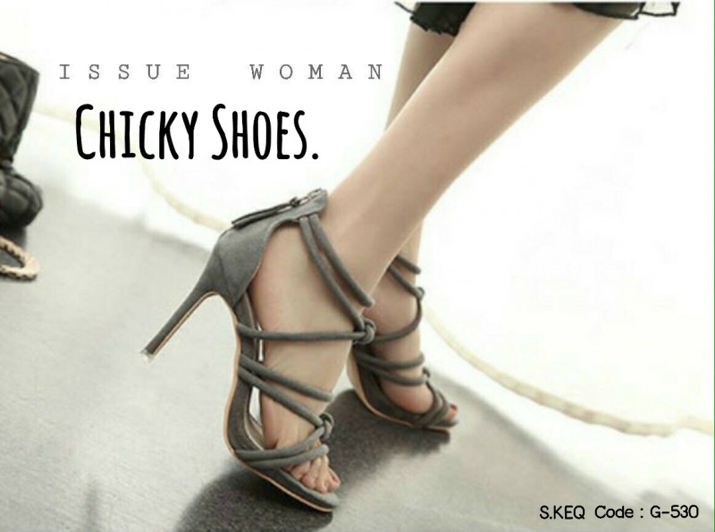 รองเท้า Zara Criss Cross High Heel Sandal (สีแดง)