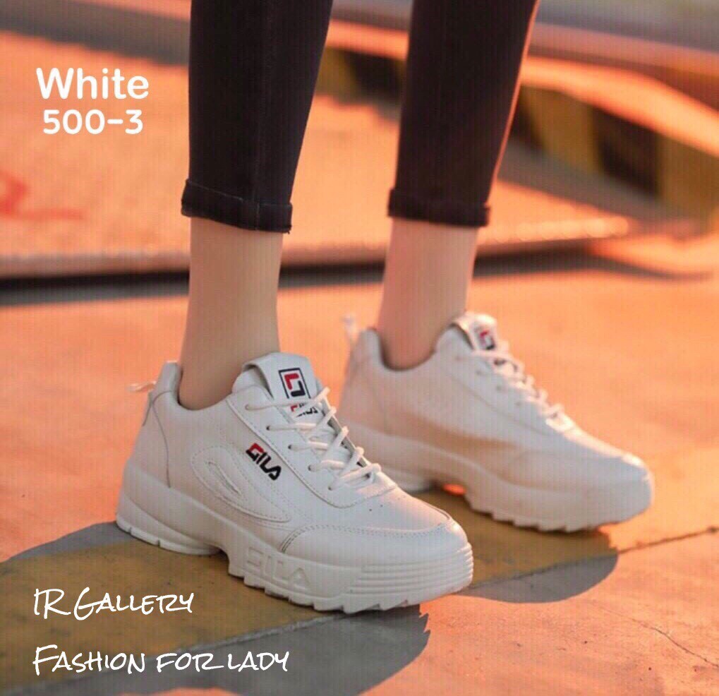 รองเท้าผ้าใบทรงSportสริมส้น