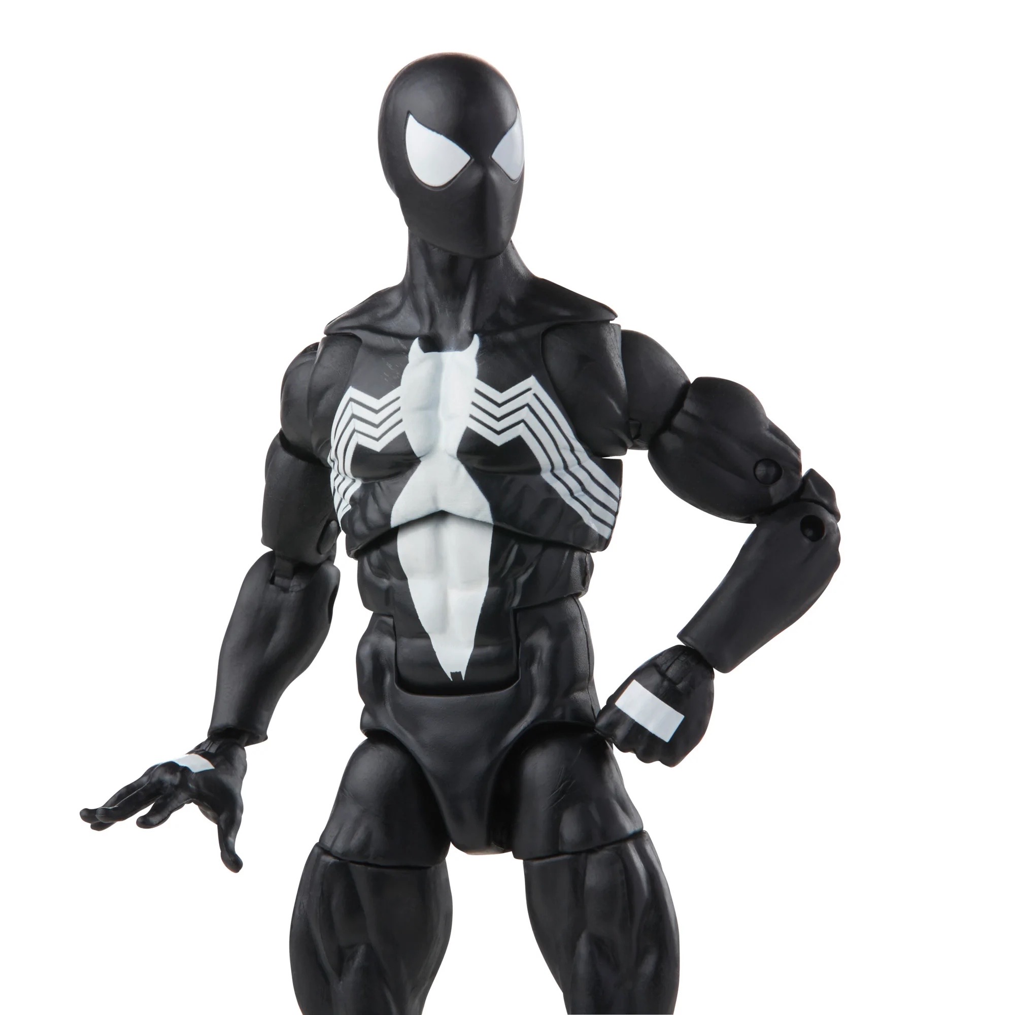 Hasbro Marvel Legends Retro Collection Symbiote Spider-Man 6-inch Figure ฮาสโบร มาร์เวล เลเจนด์ ซีรี่ย์ส หุ่นโมเดลฟิกเกอร์ ซิมไบโอต สไปเดอร์-แมน ขนาด 6 นิ้ว ลิขสิทธิ์แท้
